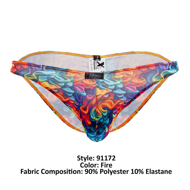 Xtremen 91172 Fire de couleur de bikini imprimé