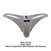 Xtremen 91178 Microfiber Thongs Color Silver