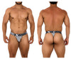 Xtremen 91184 Mesh Thongs Color Grey