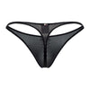 Xtremen 91185 Mesh tangas color negro