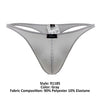 Xtremen 91185 Mesh Thongs Color Grey