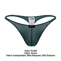 Xtremen 91185 Mesh Thongs Color Green