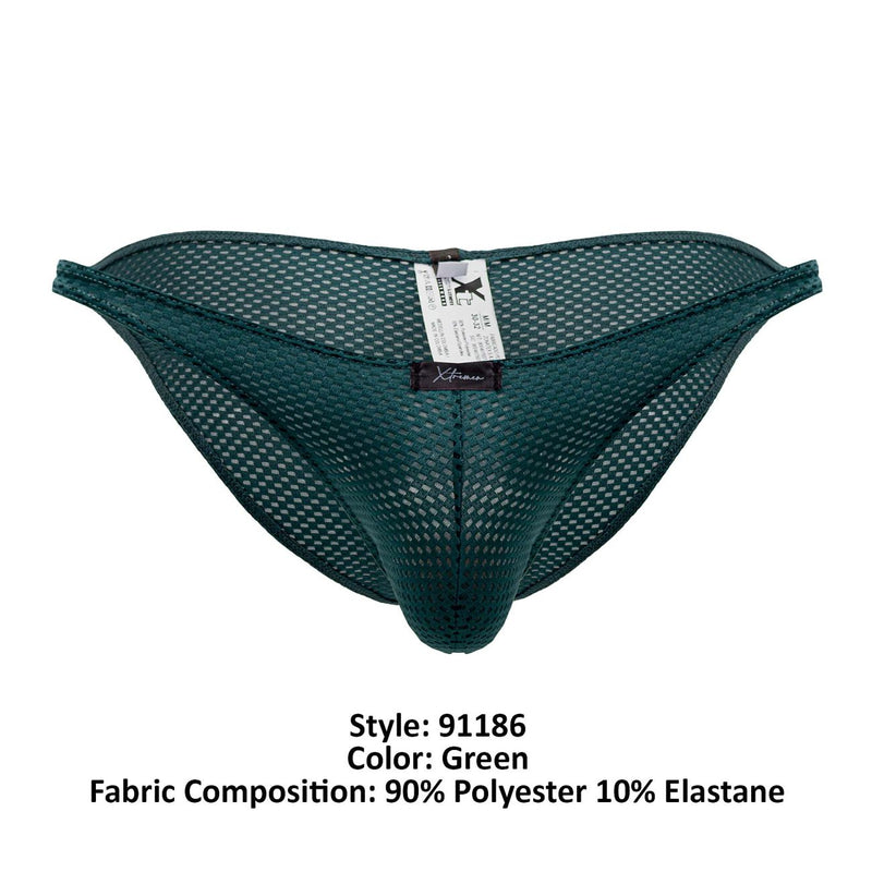 Xtremen 91186 Mesh bikini color verde