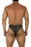 Xtremen 91187 TULLE MESH BIKINI COULEUR VERT