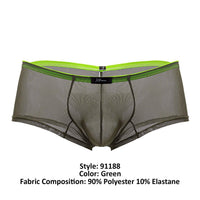 Xtremen 91188 Tulle Mesh Trunks Color Green