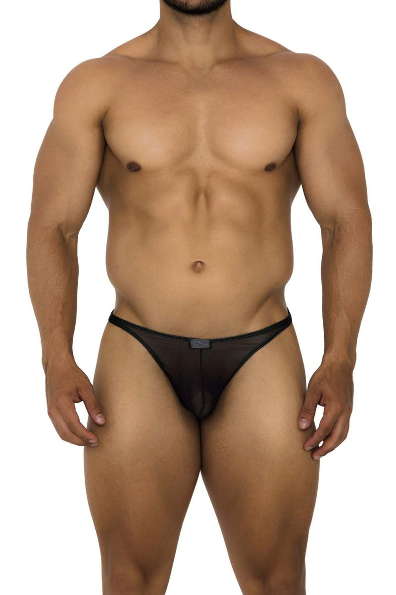 Xtremen 91189 Tulle Mesh tangas color negro