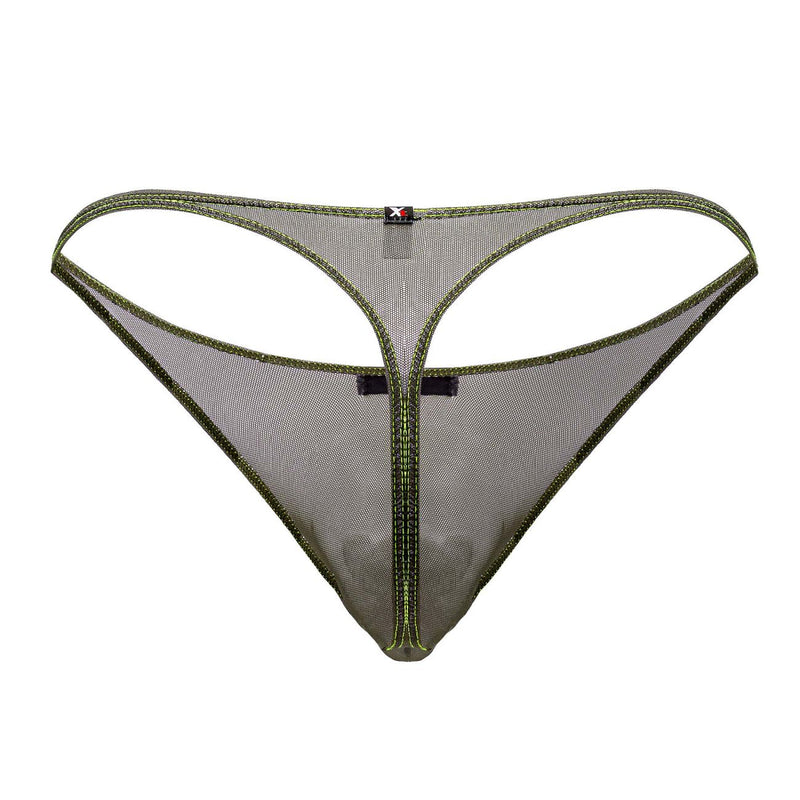 Xtremen 91189 Tulle Mesh tangas color verde