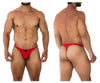 Xtremen 91191 Jacquard Thongs Color Red