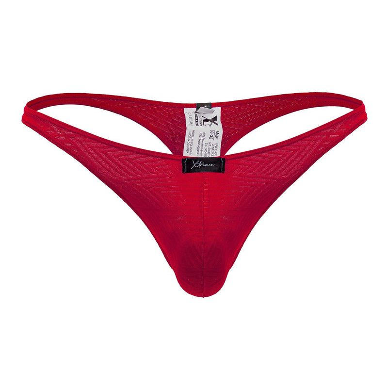 Xtremen 91191 Jacquard Thongs Color Red