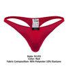 Xtremen 91191 Jacquard Thongs Color Red