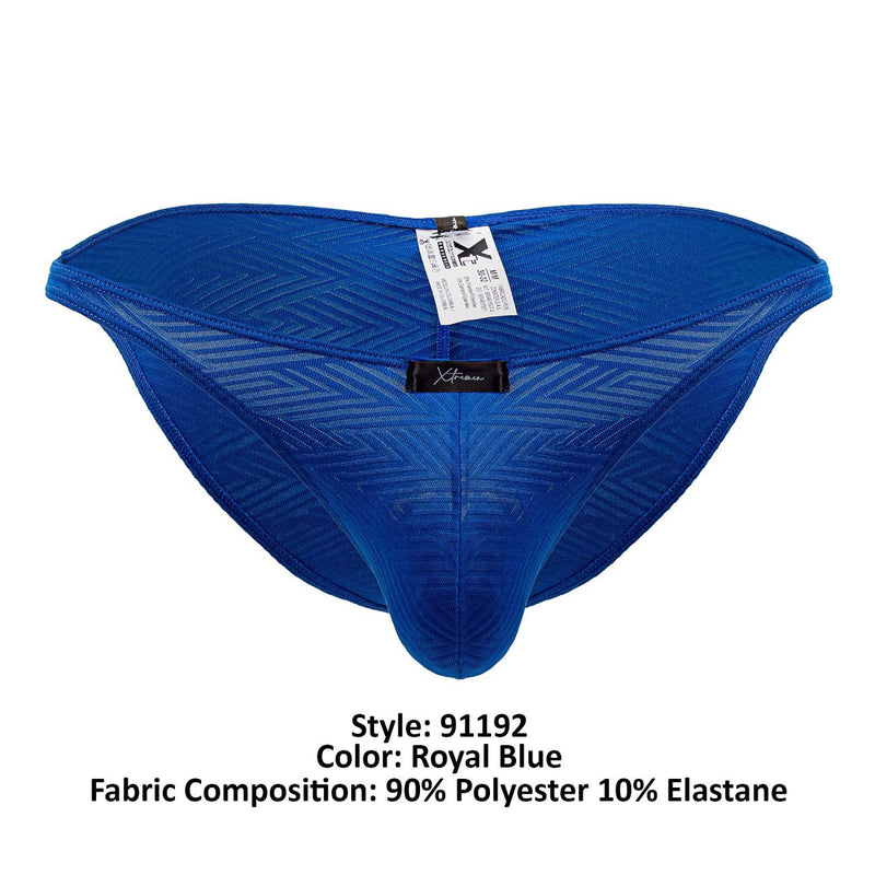 Xtremen 91192 Jakquard Bikini Color Royal Blue