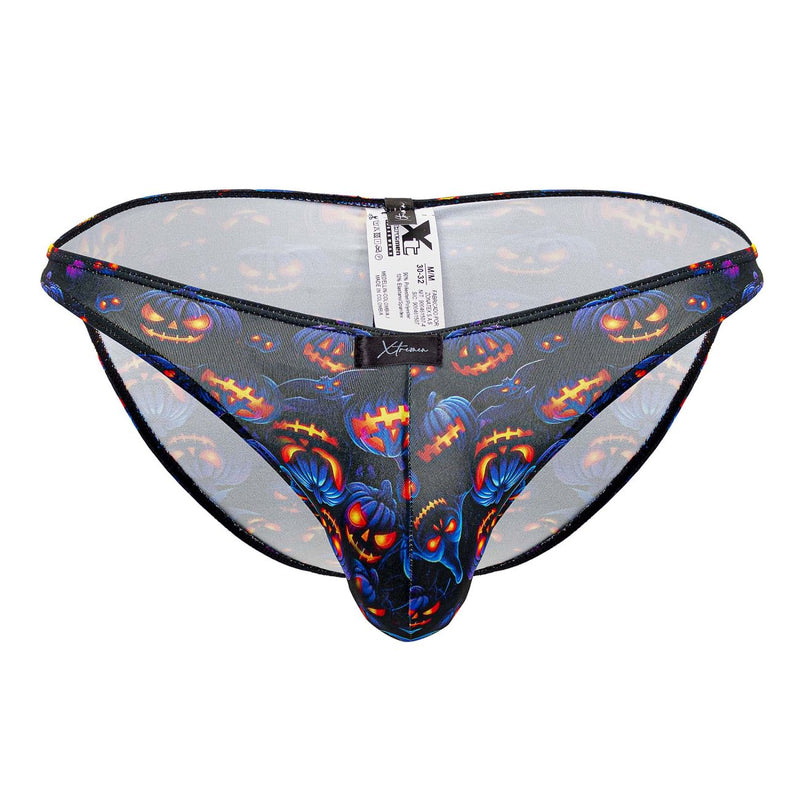 Xtremen 91195 Bikini de bikini impresas calabazas