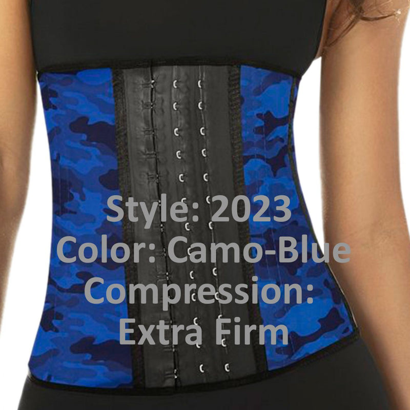 Ann Chery 2023 Camo Latex waist cincher Color Camo-Blue Plus – D.U.A.