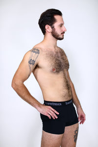 DownUnder Apparel Basic Boxer Briefs In Black, Navy Blue and White.  Menswear. For The Boys!