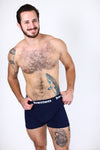 DownUnder Apparel Basic Boxer Briefs In Black, Navy Blue and White.  Menswear. For The Boys!