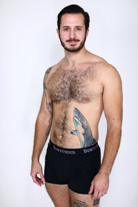 DownUnder Apparel Basic Boxer Briefs In Black, Navy Blue and White.  Menswear. For The Boys!