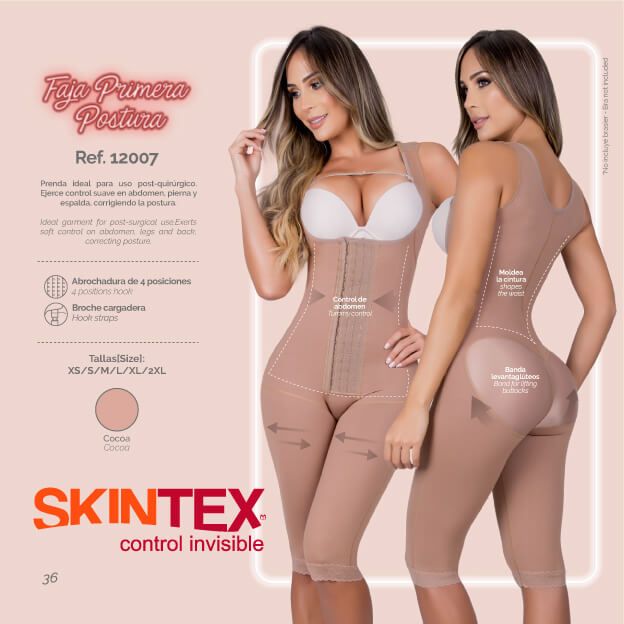COLOMBIAN BODY SHAPER with HOOKS! FAJAS POST-OPERATORIOcon BROCHES – Fajas  COLOMBIANAS Reducing