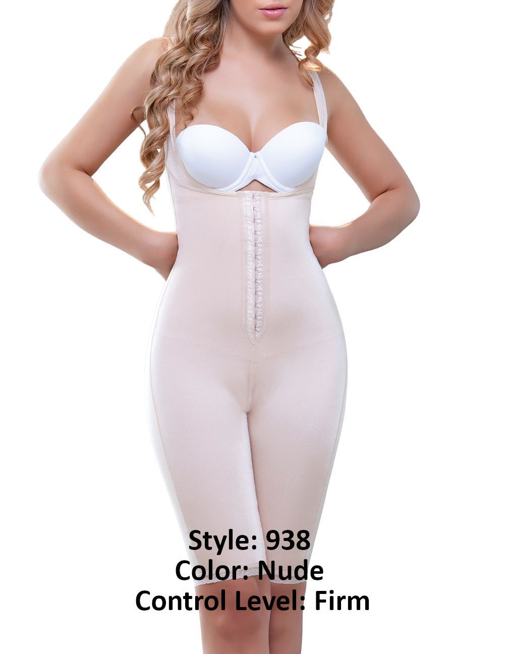 Vedette 938 Full Body Control Suit w/ High Back Color Nude – D.U.A.